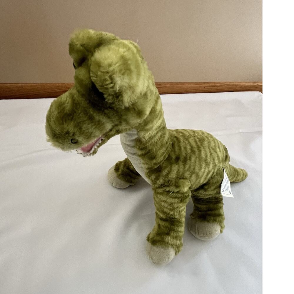 Build-A-Bear Workshop Green Dinosaur Medium Plush Stuffed Animal 2018
